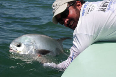 permit, florida keys fly fishing, key west flats fishing, double haul charters